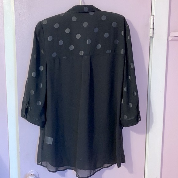 Reitmans sheer blouse Size M - Picture 6 of 8